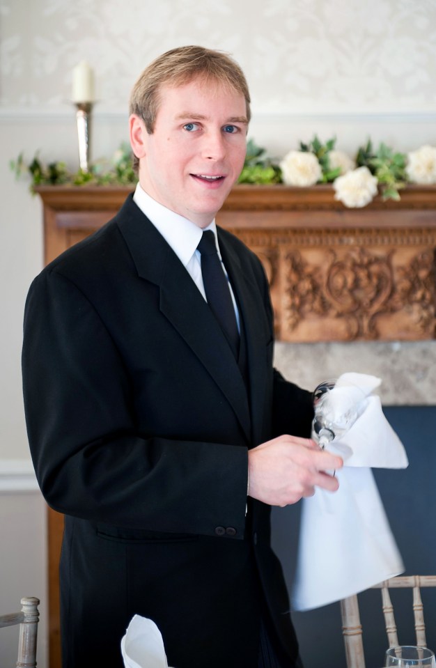 Portrait of Grant Harrold, a butler.