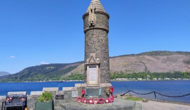 Lazaretto Point War Memorial & Holy Loch - Sandbank, Dunoon 10-05-25