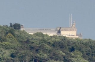 Parliament Buildings visible from Belfast Castle