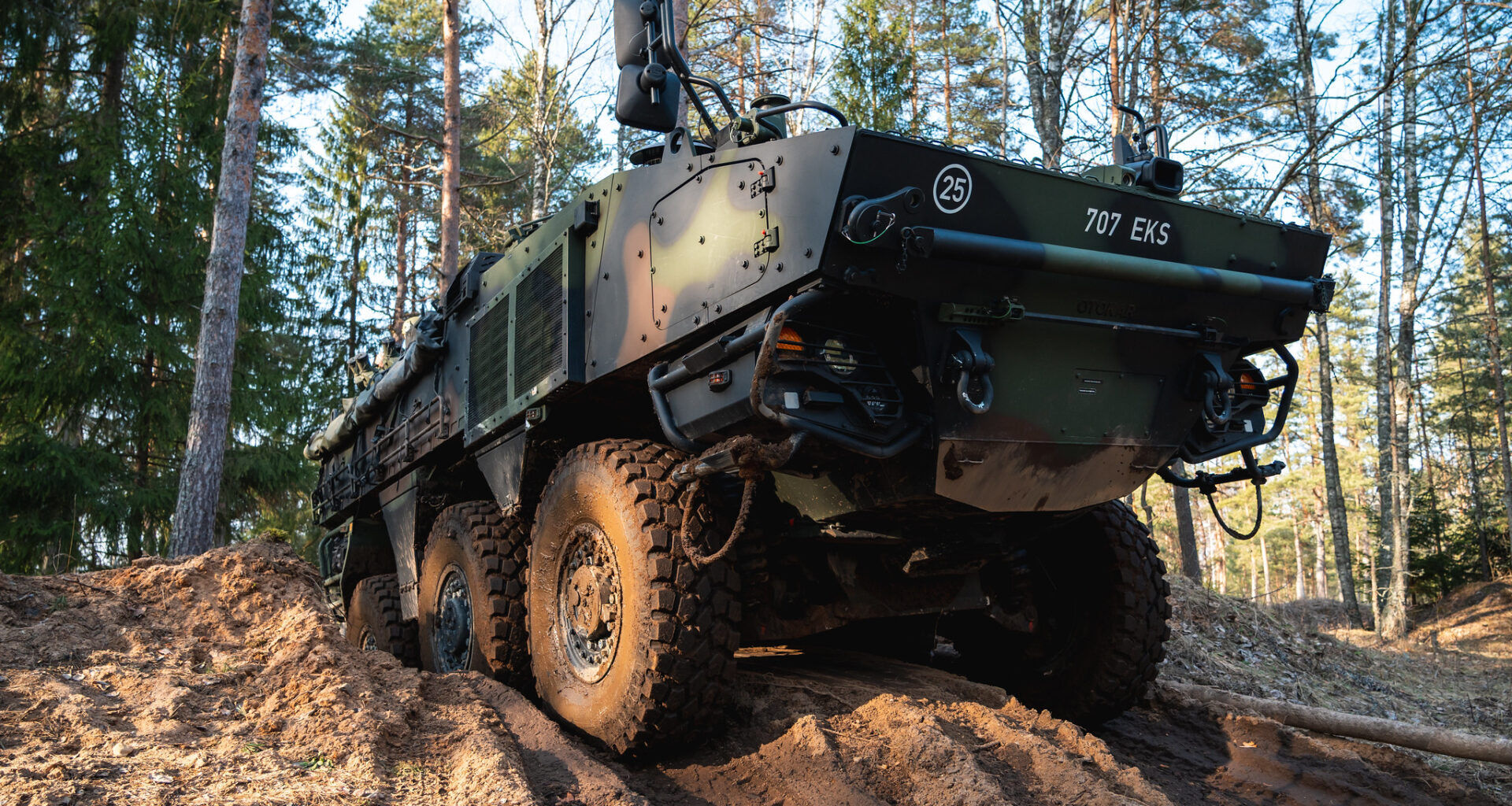 New armoured vehicles acquired from Turkey for the Estonian Defence Forces. Photo by Kermo Pastarus.