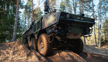 New armoured vehicles acquired from Turkey for the Estonian Defence Forces. Photo by Kermo Pastarus.