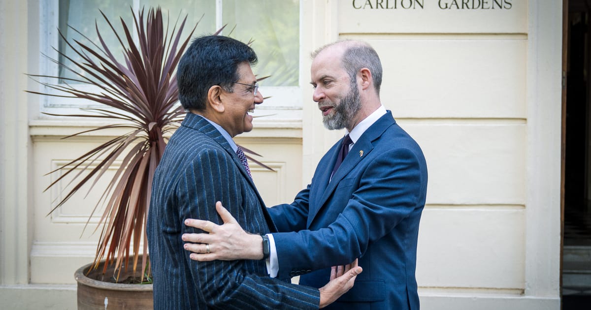 UK and India clinch trade deal after three years of talks – POLITICO