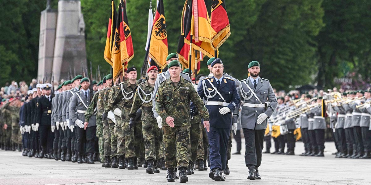 A historic German Army parade in the Lithuanian capital, the first since WWII
