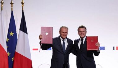 France, Poland pledge mutual defence