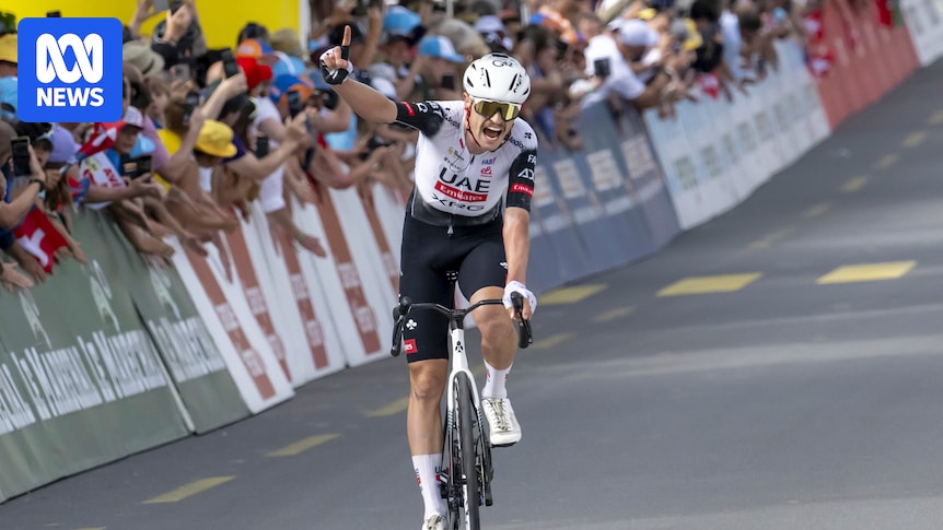 Jay Vine wins stage three of Tour de Romandie in Switzerland