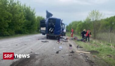 Krieg in der Ukraine - Tote bei russischem Angriff auf Minibus in der Ukraine - News