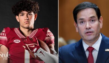 Meet Marco Rubio’s son Anthony Rubio: a running back for the University of Florida Gators, he made headlines with his first collegiate touchdown during the Gasparilla Bowl