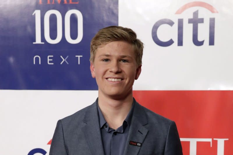Robert Irwin arrives on the red carpet at the TIME 100 Next in 2019. File Photo by Jason Szenes/UPI