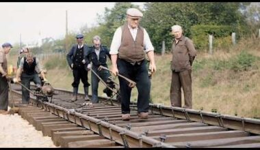 Balleruplinien elektrificeres 1949 | Farvelagt film