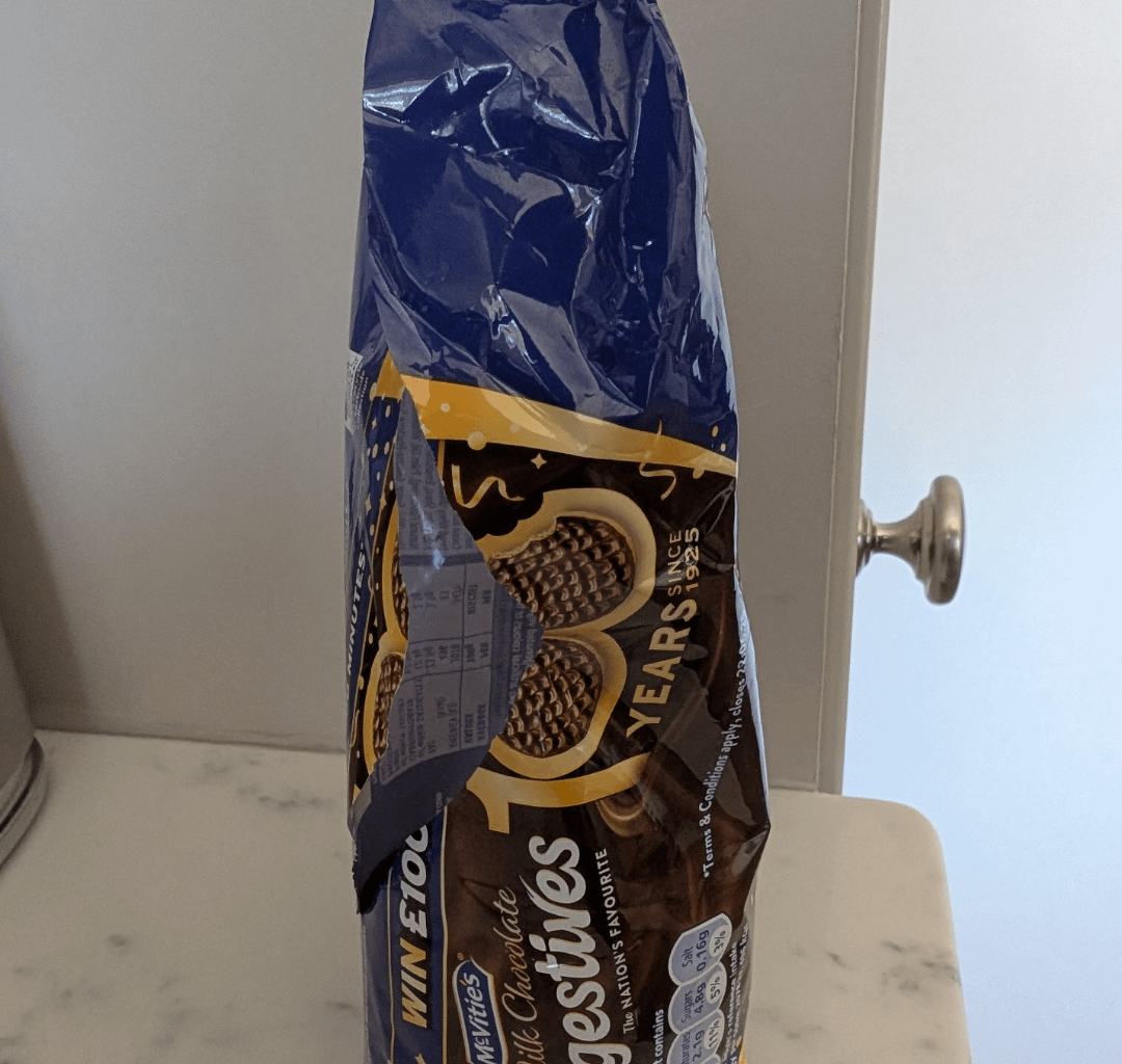 Milk chocolate digestives are the best biscuit money can buy