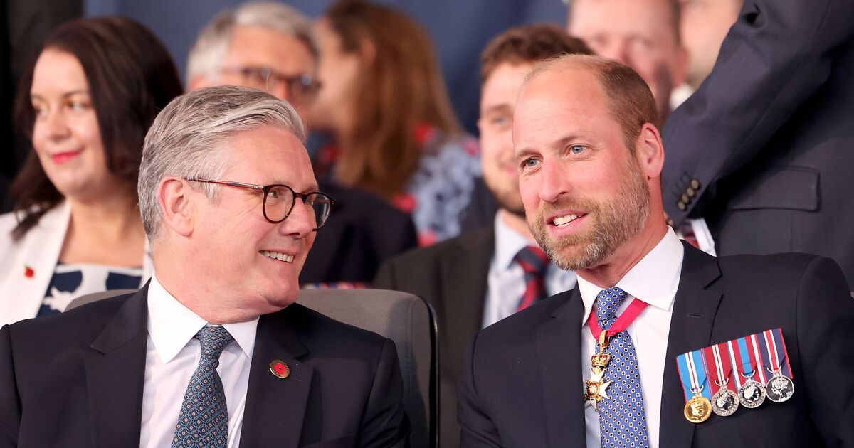 Fans issue complaint as Prince William sits next to Starmer at VE Day | Royal | News
