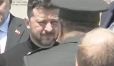 kraine LIVE: Zelensky storms off after tense airport press conference | World | News