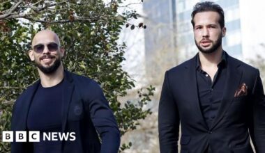 Andrew and Tristan Tate will return to UK to face charges, lawyer says