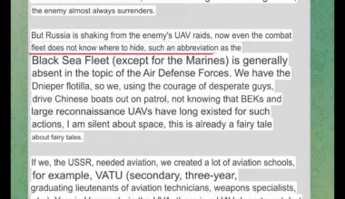 Russian military blogger is depressed - May 2025