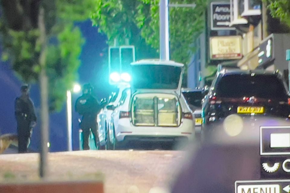 The area has been cordoned off