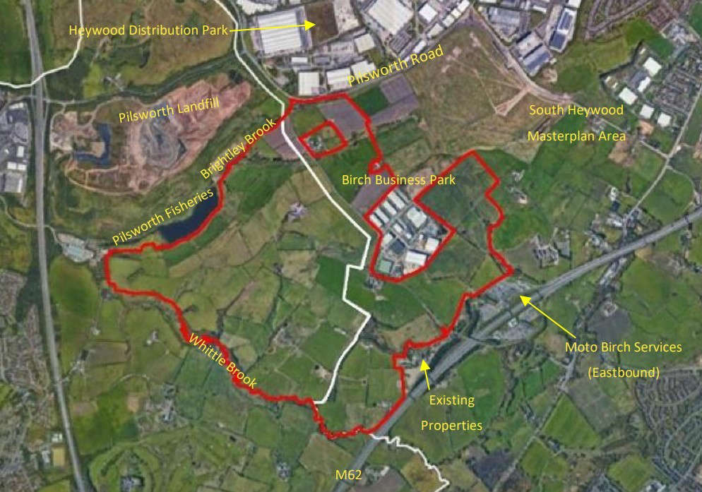 ‘Nationally important’ £630m employment scheme next to M66 to go before planners in Bury - Roch Valley Radio