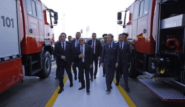 Belarus Prime Minister visits Sabail Fire Department-VIDEO