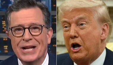 Stephen Colbert Spots Reason For Trump's Unexpected New Fixation