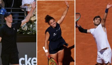 Atp Roma 2025 oggi, la diretta degli Internazionali d'Italia: Musetti-Medvedev sospeso per pioggia sul 7-5, 5-4. Paolini batte Shnaider 6-7, 6-4, 6-2 ed è in semifinale