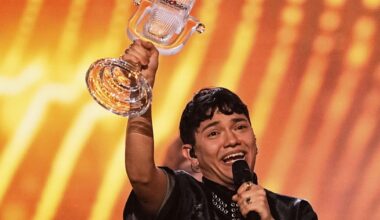 Austria welcomes JJ back home with cheers, hugs and roses after winning Eurovision Song Contest | Nation/World