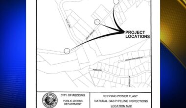 Redding Electric Utility natural gas pipeline inspection project to cause traffic impacts on Clear Creek Road | News