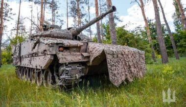 Swedish CV-90 IFV in service with the Armed Forces of Ukraine