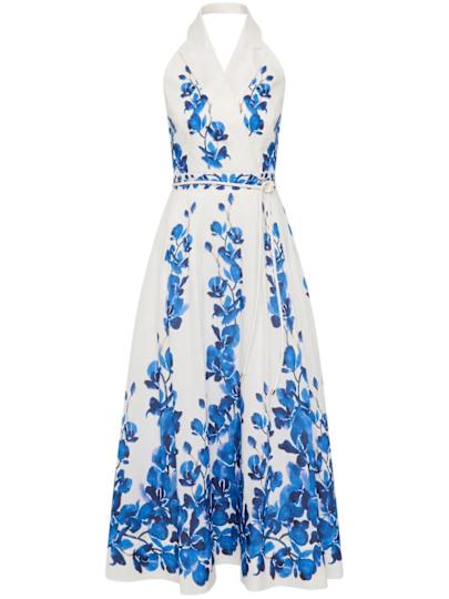 Floral-Motif Midi Dress | 8
