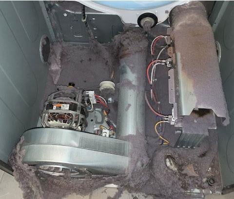 PSA: If you've had a tumble dryer for 5+ years, you should probably open the sides and clean it out.