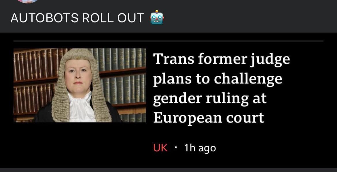 We truly live in the future. Robot judges…
