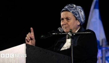 UK sanctions 'godmother' of Israel's settler movement Daniella Weiss