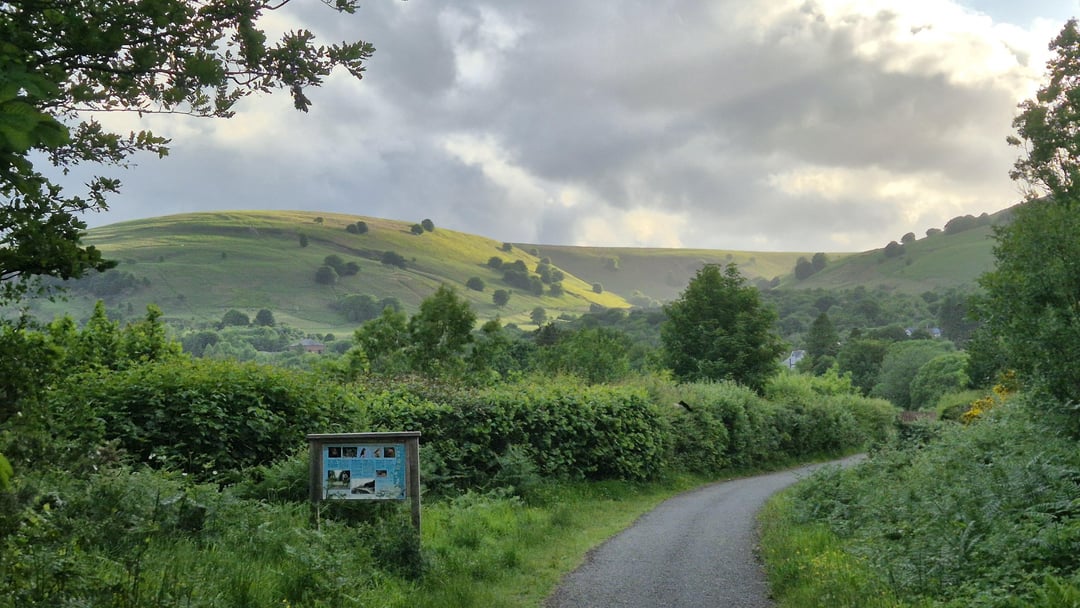 Views from the old railway line, Abersychan