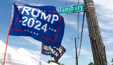 Trump flags, Gretchen Whitmer, DOGE cuts