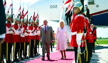 Day 1 features a traditional welcome as the monarch, Queen Camilla arrive in Ottawa