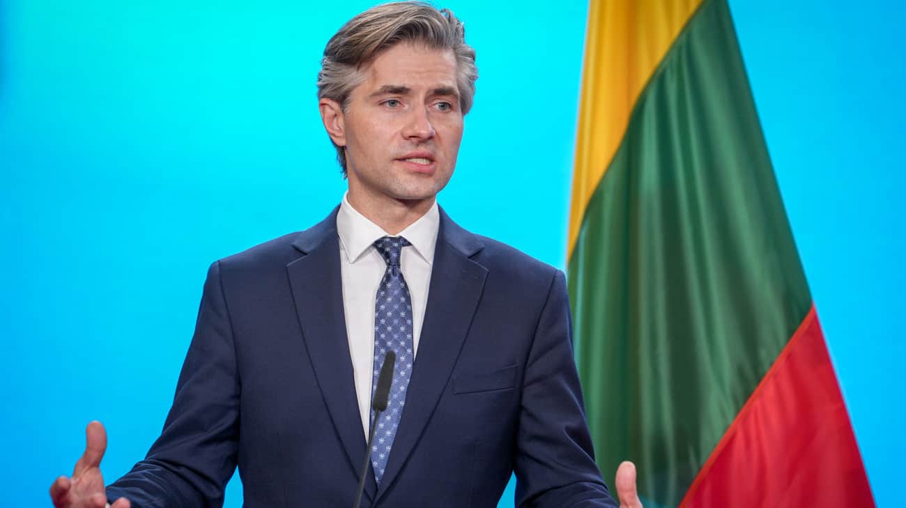 Lithuanian foreign minister urges strong response to Russia's overnight strike on Ukraine