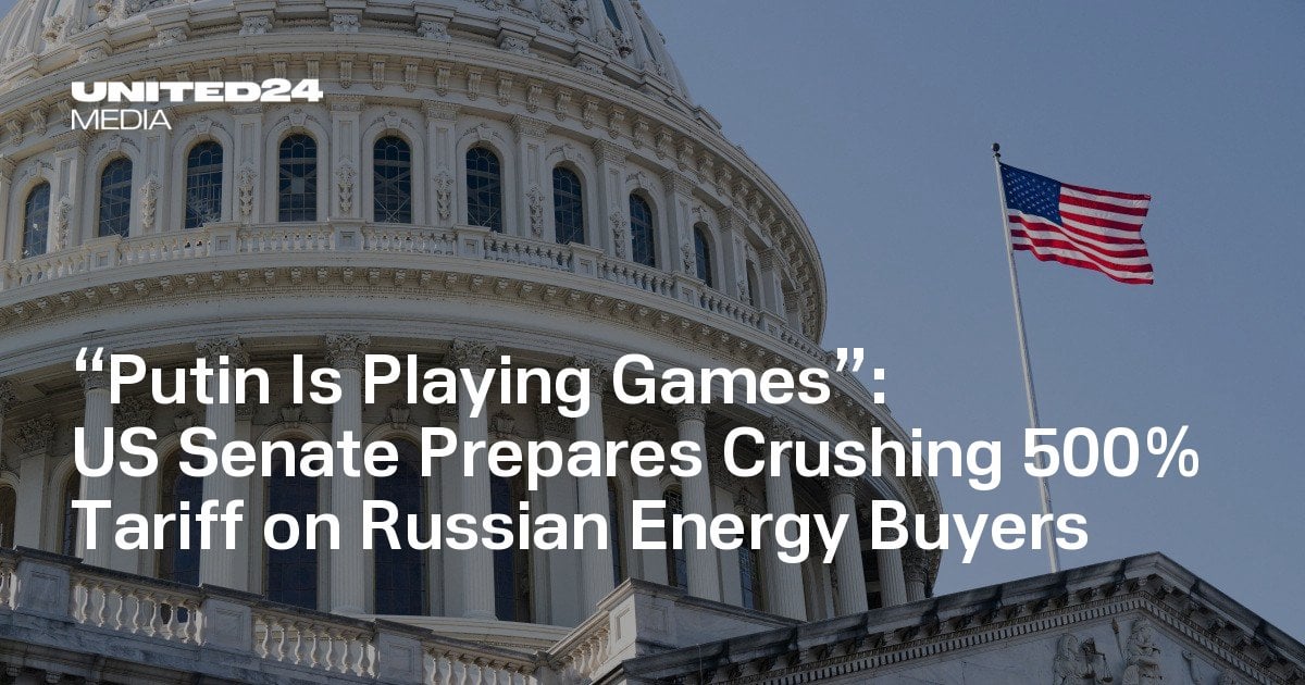 “Putin Is Playing Games”: US Senate Prepares Crushing 500% Tariff on Russian Energy Buyers