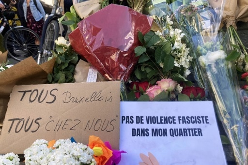 Violences en marge de la Coupe de Belgique - Rassemblement de soutien aux victimes de violences par des hooligans brugeois à Molenbeek