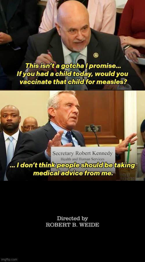 He probably thought the HHS Secretary just answered the phones and opened the mail.