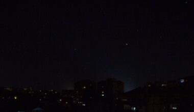 Foto que tome de las estrellas durante el apagón.