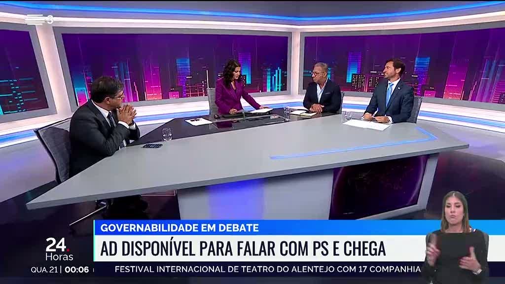 Governabilidade de Portugal esteve em debate no 360, na RTP