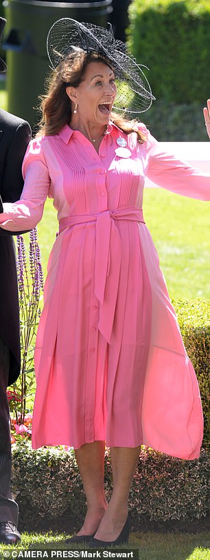 Carole Middleton in cheery mood at Royal Ascot in 2022