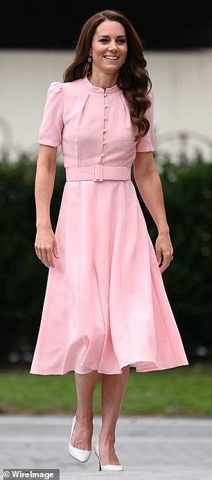 Kate showcased the design in 2021 and 2023 (pictured)