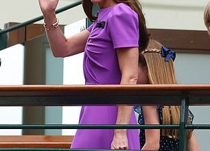 The Princess of Wales carried LK Bennett's elegant Milly bag at the Wimbledon Men's Final