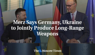 Merz Says Germany, Ukraine to Jointly Produce Long-Range Weapons
