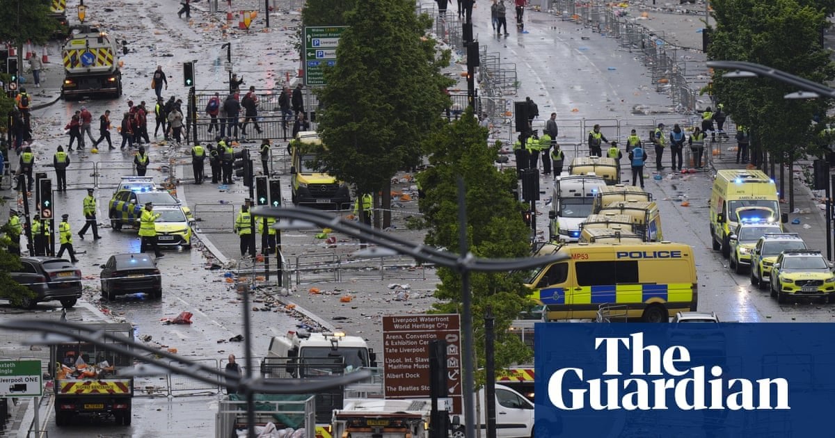 Man arrested after car hits pedestrians during Liverpool FC victory parade