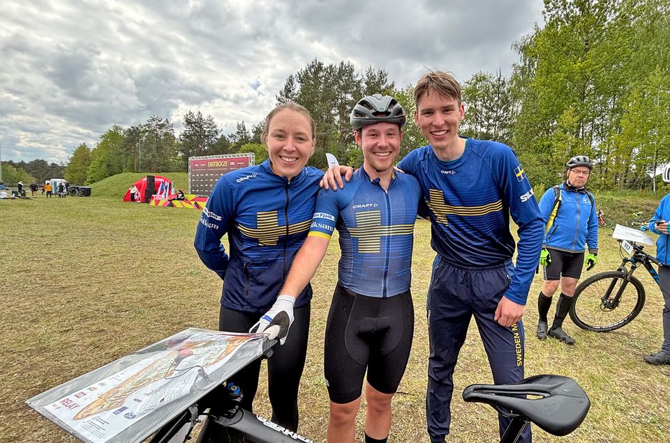 Svenskt brons på mixstafetten vid MTBO-EM