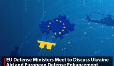 In Brussels, EU defense ministers discuss enhanced aid for Ukraine, aiming for 2M artillery shells in 2025, and stronger European defense through shared resources and expertise, led by Germany.