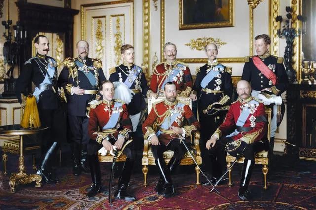 Nine Kings at the Funeral of Edward VII