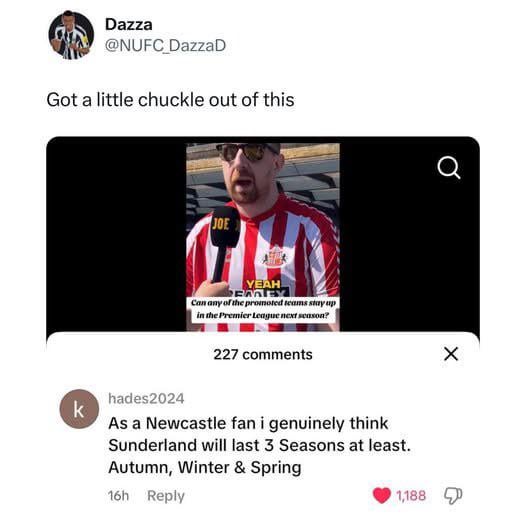 Great banter