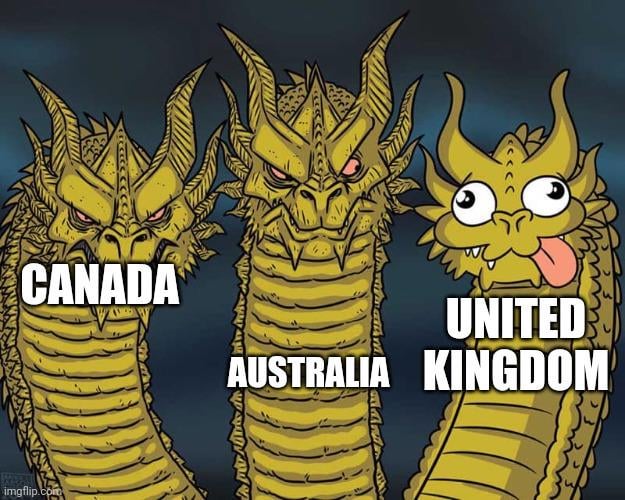 Election week in the Anglosphere