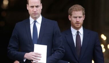 Prince William and Prince Harry together in 2017. The brothers allegedly had a testy phone call following allegations that Meghan was rude to staff at Kensington Palace